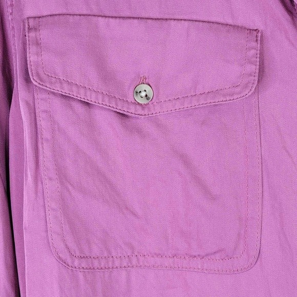 Chico's Shirt Long Sleeve Button Up Blouse Mauve Pink Womens Size 3 US XL 16/18 - Picture 4 of 9
